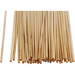 Halmstr&aring;, L: 22 cm, tykkelse 1-3 mm, 50 stk./ 1 pk.