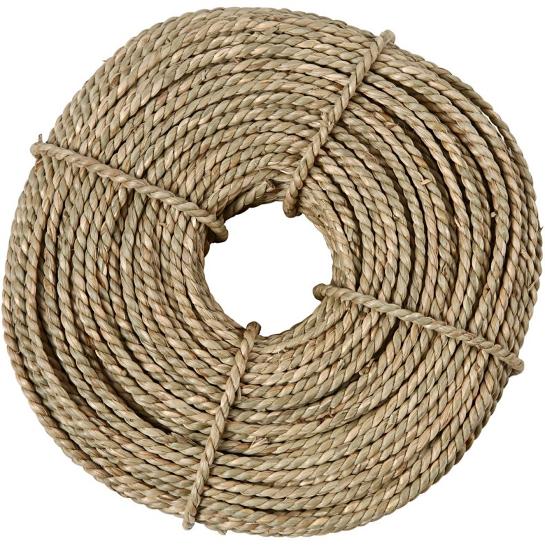 S&oslash;gr&aelig;ssnor, tykkelse 2,8-3 mm, ca. 110 m, beige, 500 g/ 1 bdt.
