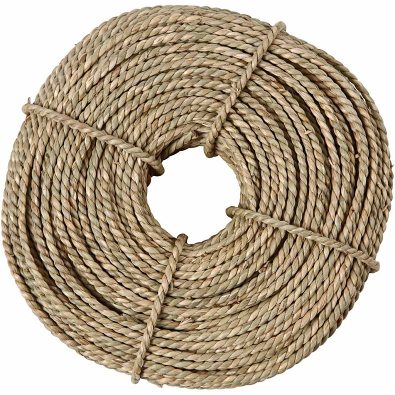 S&oslash;gr&aelig;ssnor, tykkelse 2,8-3 mm, ca. 110 m, beige, 500 g/ 1 bdt.