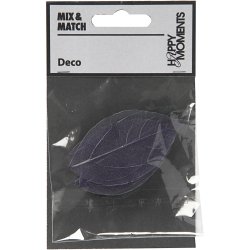 Skeletblade, L: 6-8 cm, bl&aring;, 20 stk./ 1 pk.