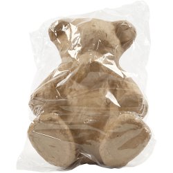 Bj&oslash;rn, H: 18 cm, L: 15 cm, 1 stk.