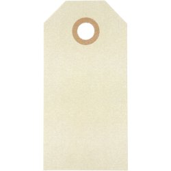 Manilam&aelig;rker, str. 4x8 cm, 250 g, creme, 1000 stk./ 1 pk.