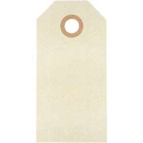 Manilamærker, str. 4x8 cm, 250 g, creme, 1000 stk./ 1 pk.