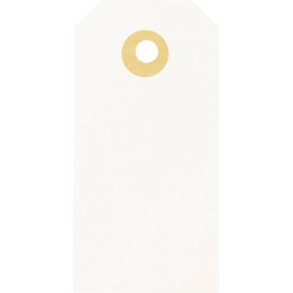 Manilam&aelig;rker, str. 4x8 cm, 250 g, creme, 20 stk./ 1 pk.