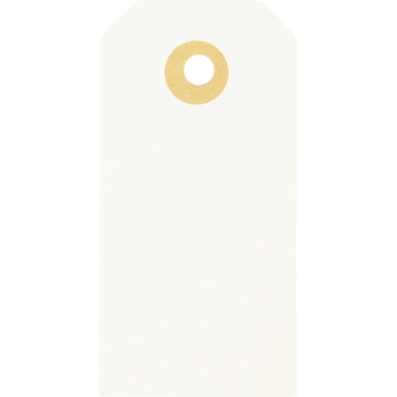 Manilam&aelig;rker, str. 4x8 cm, 250 g, creme, 20 stk./ 1 pk.