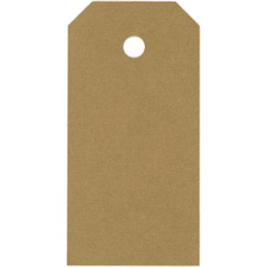 Manilamærker, str. 4x8 cm, 250 g, guld, 20 stk./ 1 pk.