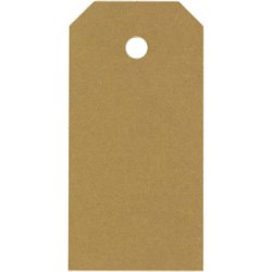 Manilam&aelig;rker, str. 4x8 cm, 250 g, guld, 1000 stk./ 1 pk.