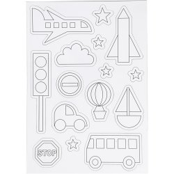 Magneter, Transport, str. 14,85x21 cm, 1 ark