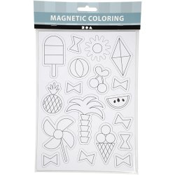 Magneter, Sommer, str. 14,85x21 cm, 1 ark