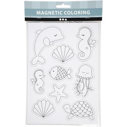 Magneter, Havdyr, ark 14,85x21, 1 ark