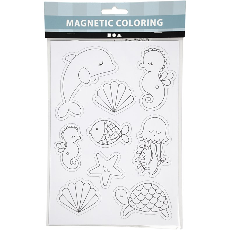 Magneter, Havdyr, ark 14,85x21, 1 ark