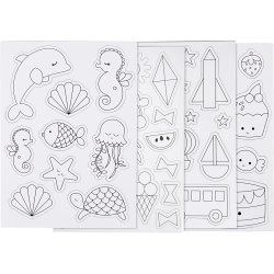 Magneter, ark 14,85x21 cm, 8 ark/ 1 pk.