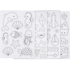 Magneter, ark 14,85x21 cm, 8 ark/ 1 pk.