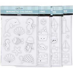 Magneter, ark 14,85x21 cm, 8 ark/ 1 pk.