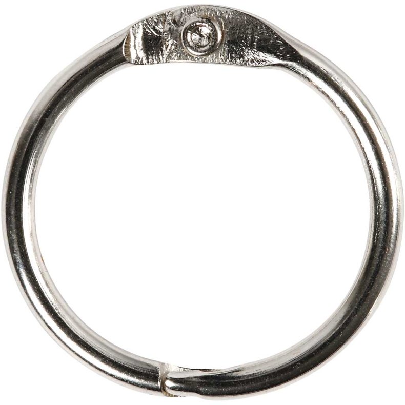 Bogring, diam. 19 mm, tykkelse 2 mm, 10 stk./ 1 pk.