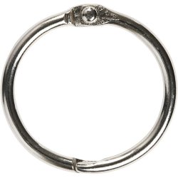 Bogring, diam. 25 mm, tykkelse 2,7 mm, 10 stk./ 1 pk.