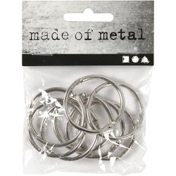 Bogring, diam. 32 mm, tykkelse 2,7 mm, 8 stk./ 1 pk.