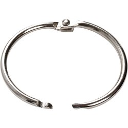 Bogring, diam. 38 mm, tykkelse 3 mm, 8 stk./ 1 pk.