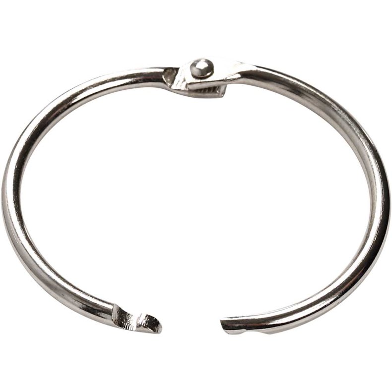 Bogring, diam. 38 mm, tykkelse 3 mm, 8 stk./ 1 pk.