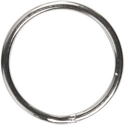 N&oslash;glering, diam. 15 mm, 10 stk./ 1 pk.