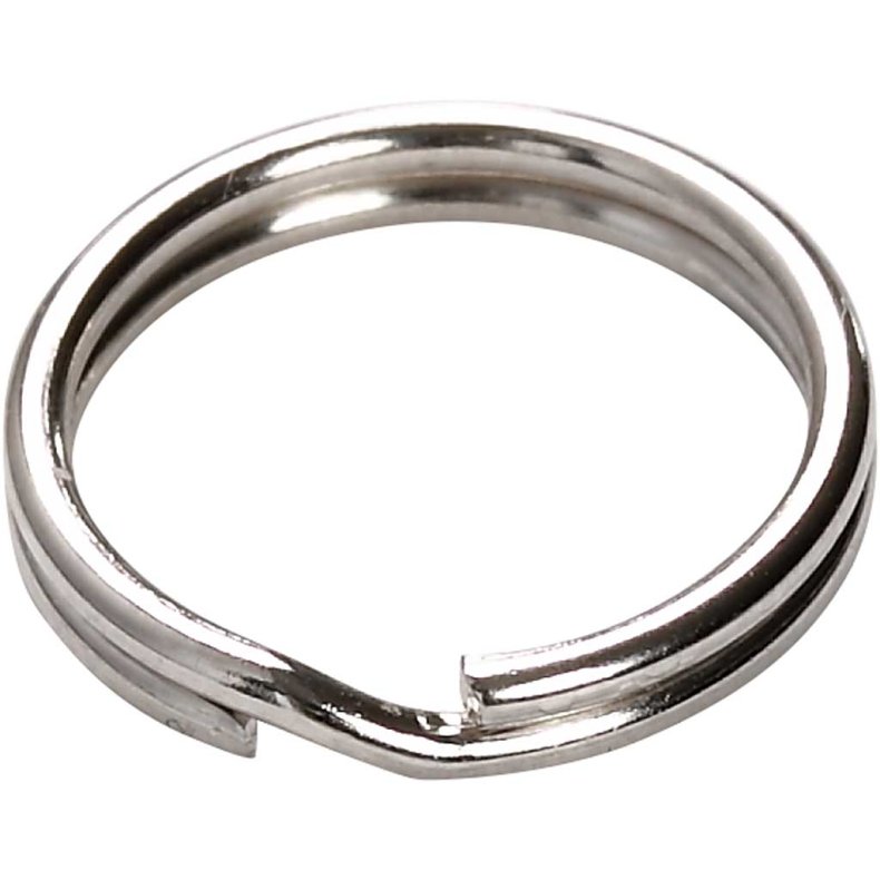 N&oslash;glering, diam. 15 mm, 100 stk./ 1 pk.