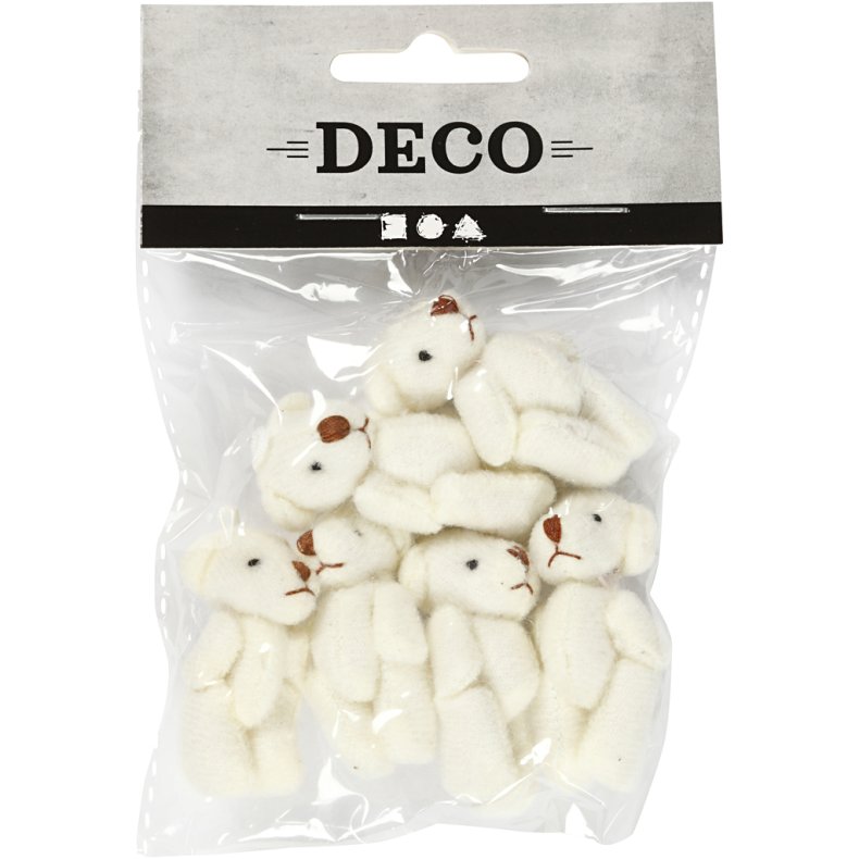 Minibamser, str. 4x2,5 cm, 6 stk./ 1 pk.