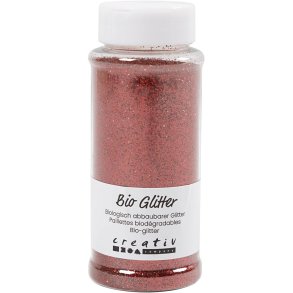 Bio-glimmer, rød, 140 ml/ 1 ds.