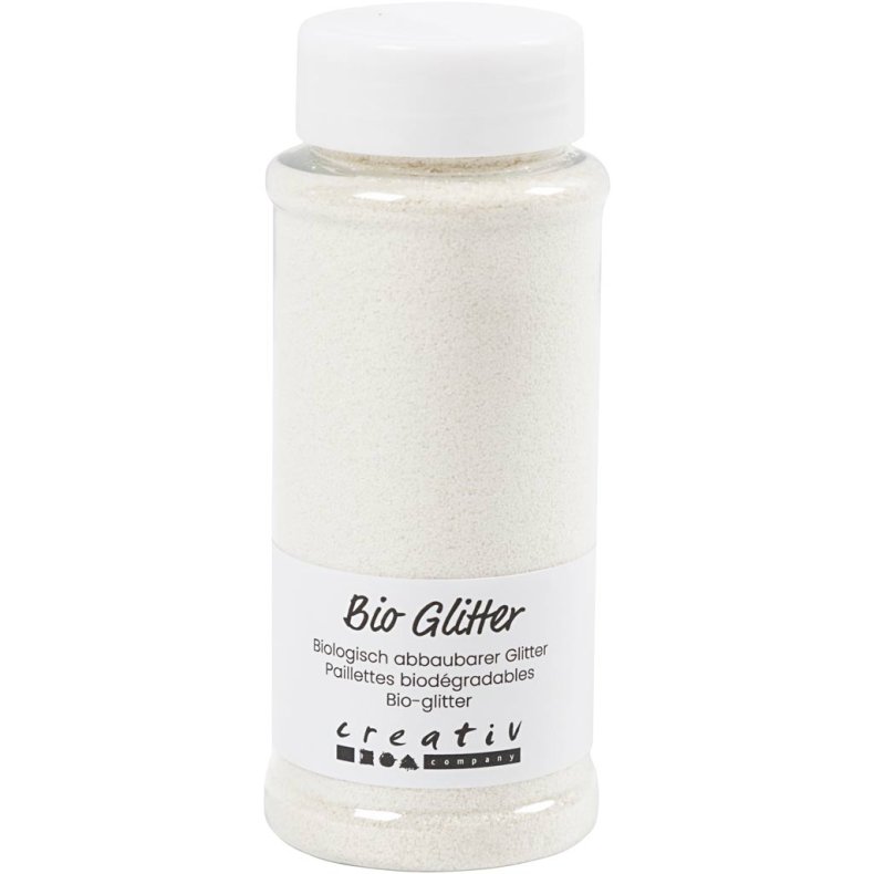 Bio-glimmer, hvid, 140ml/ 1 ds.