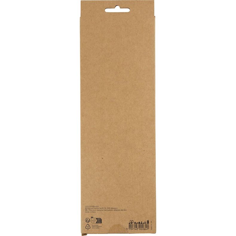 Chenille, L: 30 cm, tykkelse 6 mm, brun, 50 stk./ 1 pk.