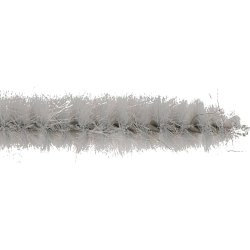 Chenille, L: 30 cm, tykkelse 6 mm, gr&aring;, 50 stk./ 1 pk.