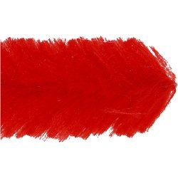 Chenille, L: 30 cm, tykkelse 15 mm, r&oslash;d, 15 stk./ 1 pk.