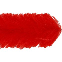 Chenille, L: 30 cm, tykkelse 15 mm, r&oslash;d, 15 stk./ 1 pk.