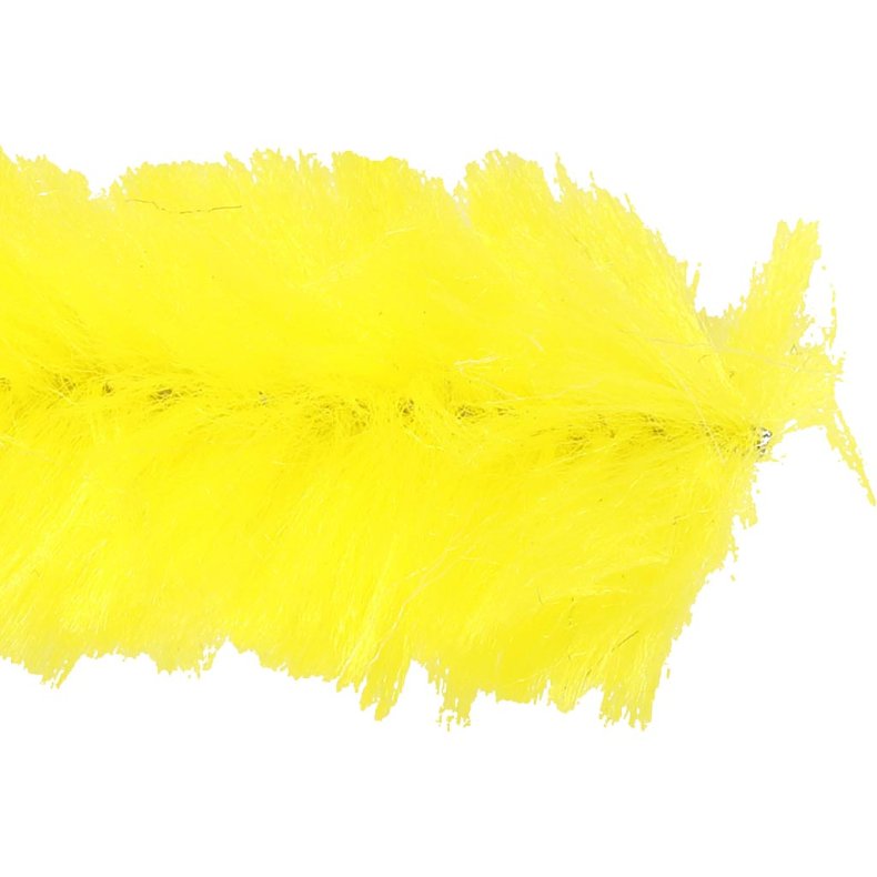 Chenille, L: 30 cm, tykkelse 15 mm, gul, 15 stk./ 1 pk.