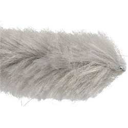 Chenille, L: 30 cm, tykkelse 15 mm, gr&aring;, 15 stk./ 1 pk.