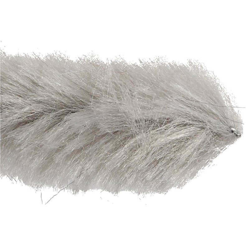 Chenille, L: 30 cm, tykkelse 15 mm, gr&aring;, 15 stk./ 1 pk.