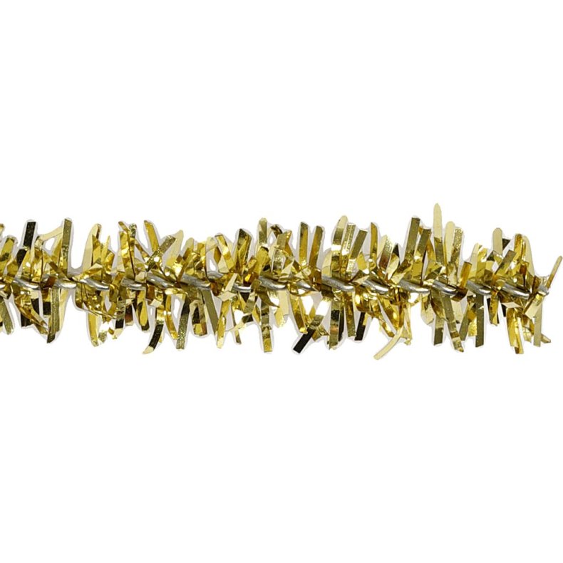 Chenille, L: 30 cm, tykkelse 6 mm, glitter, guld, 24 stk./ 1 pk.