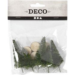 Grantr&aelig;er, H: 40+60 mm, gr&oslash;n, 5 stk./ 1 pk.