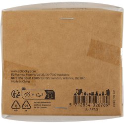 P&aring;skekyllinger, H: 30 mm, gul, 12 stk./ 1 pk.