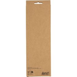 Chenille, L: 30 cm, tykkelse 6 mm, natur, 25 stk./ 1 pk.