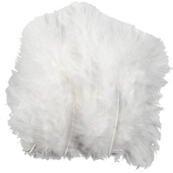 Dun, str. 5-12 cm, hvid, 15 stk./ 1 pk.