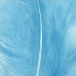 Dun, str. 5-12 cm, turkis, 15 stk./ 1 pk.