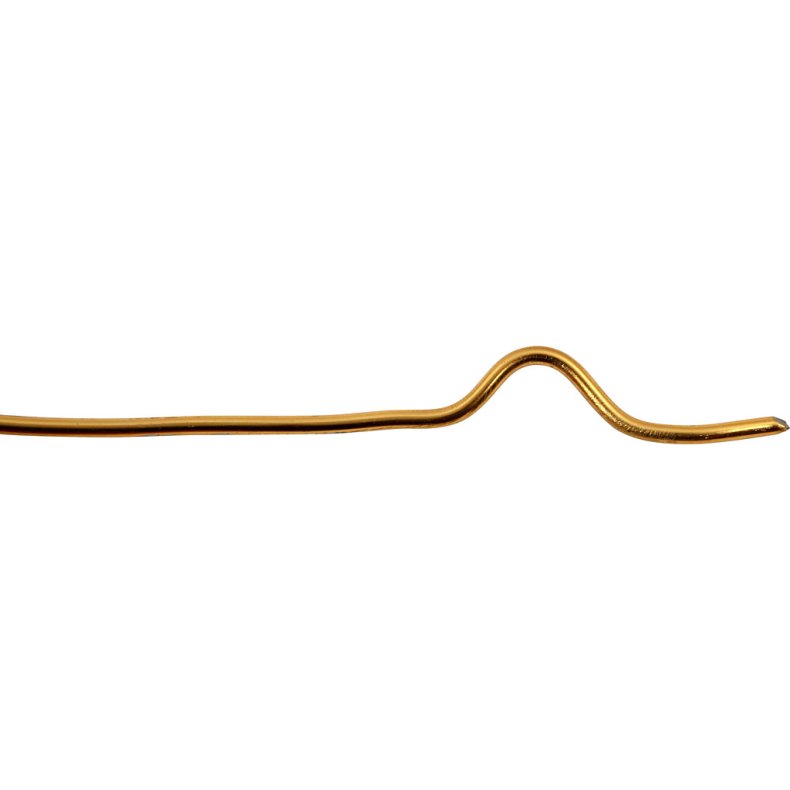 Bonzaitr&aring;d, rund, tykkelse 3 mm, guld, 29 m/ 1 rl.