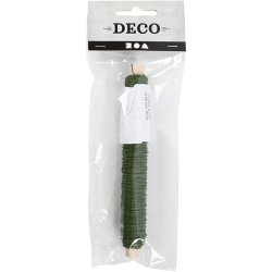 Vindseltr&aring;d, tykkelse 0,5 mm, gr&oslash;n, 50 m/ 1 rl.