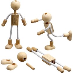 Flexi-fig, H: 12 cm, 4 s&aelig;t/ 1 pk.