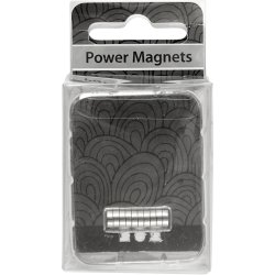Powermagnet, diam. 5 mm, tykkelse 2 mm, 10 stk./ 1 pk.