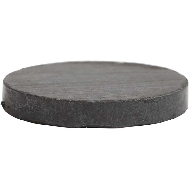 Magnet, diam. 20 mm, tykkelse 3 mm, 50 stk./ 1 pk.