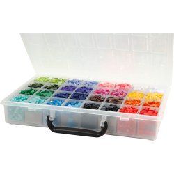 Minimosaik, str. 5x5+10x10 mm, tykkelse 2 mm, 32x25 g/ 1 pk.