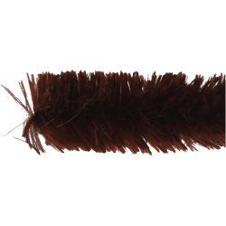 Chenille, L: 40 cm, tykkelse 30 mm, brun, 4 stk./ 1 pk.