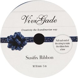Susifixb&aring;nd , B: 18 mm, bl&aring;, 5 m/ 1 rl.