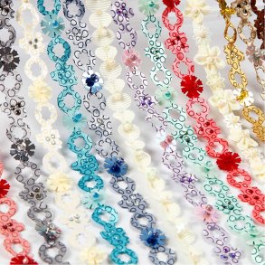 Dekorationsbånd, B: 10 mm, 30x20 cm/ 1 pk.